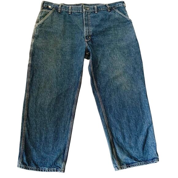 CARHARTT Mens Jeans Size 46 X 30 Work Flame-Resistant Utility Workwear Rugged - Picture 2 of 12